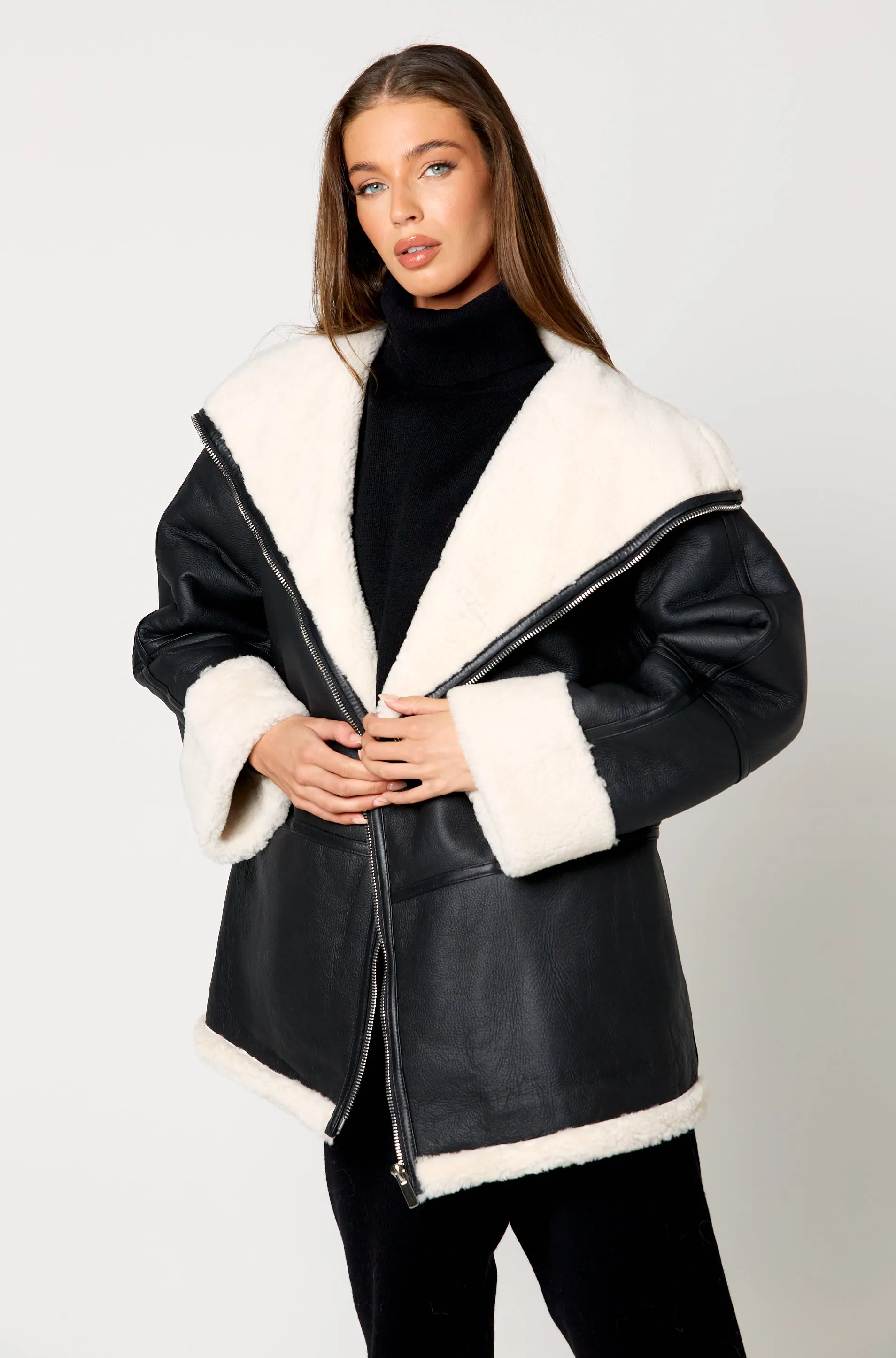 Donata Shearling Bomber