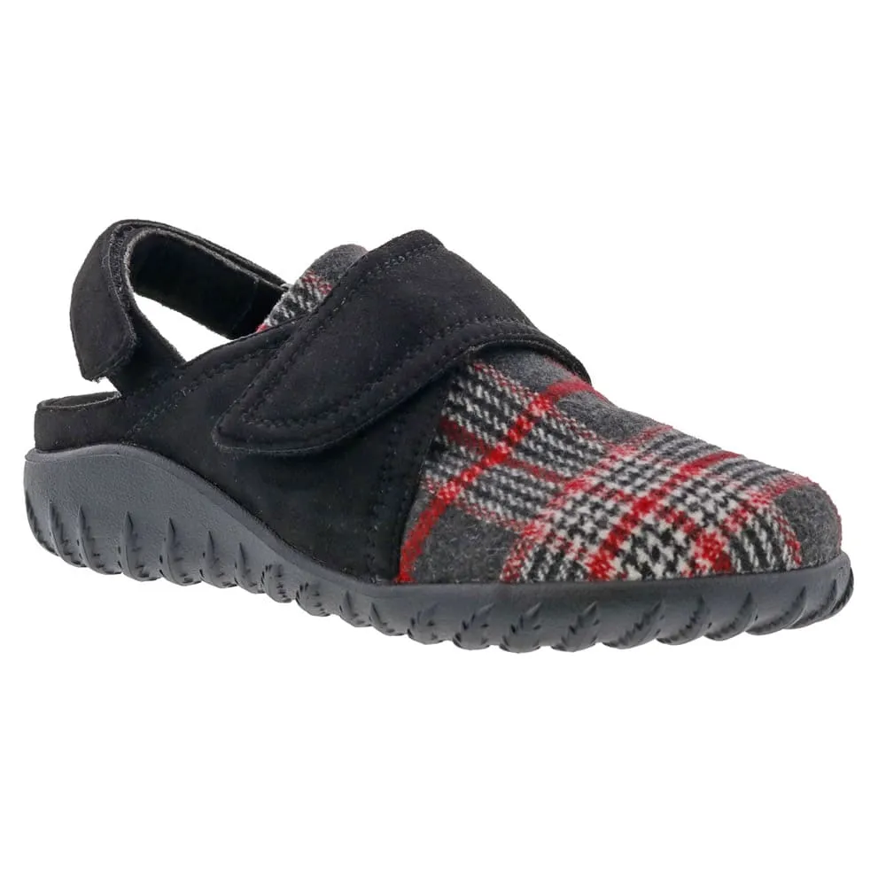 Drew Women's Breezy Shoes Black Plaid