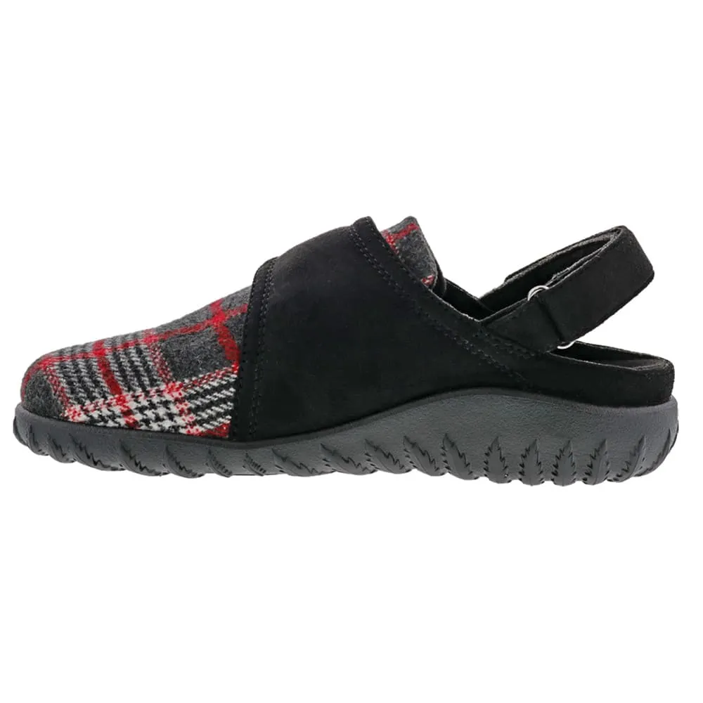 Drew Women's Breezy Shoes Black Plaid