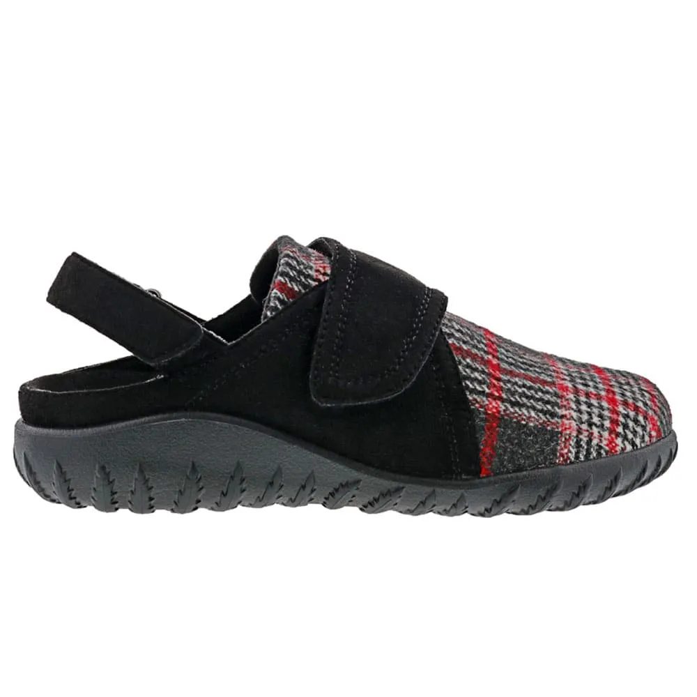 Drew Women's Breezy Shoes Black Plaid