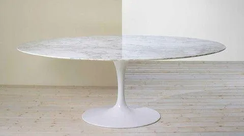 Eero Saarinen Tulip Table - Oval Dining 44 x 67 Inch