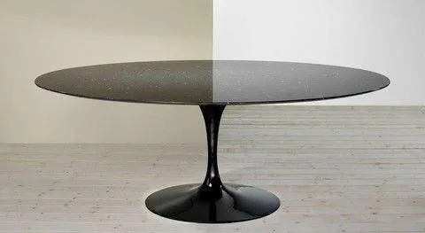 Eero Saarinen Tulip Table - Oval Dining 44 x 67 Inch