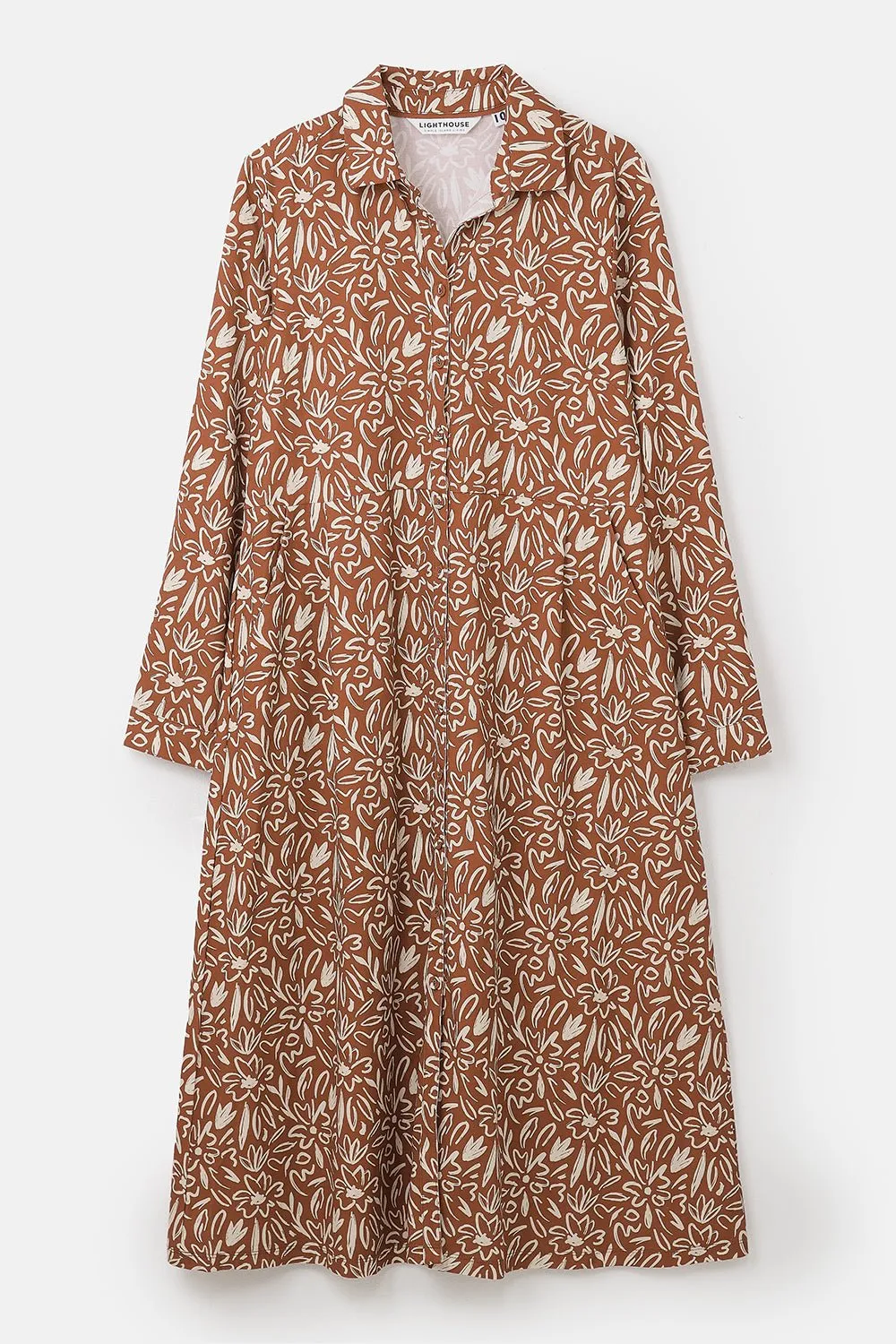 Elsie Dress - Rust Floral