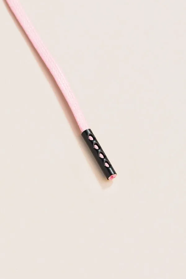 Flamingo Pink | Round Waxed Shoelaces