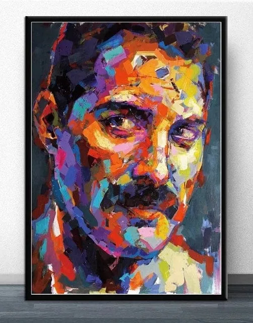 Freddie Mercury Rock Music Legend Canvas Painting Print Artwork