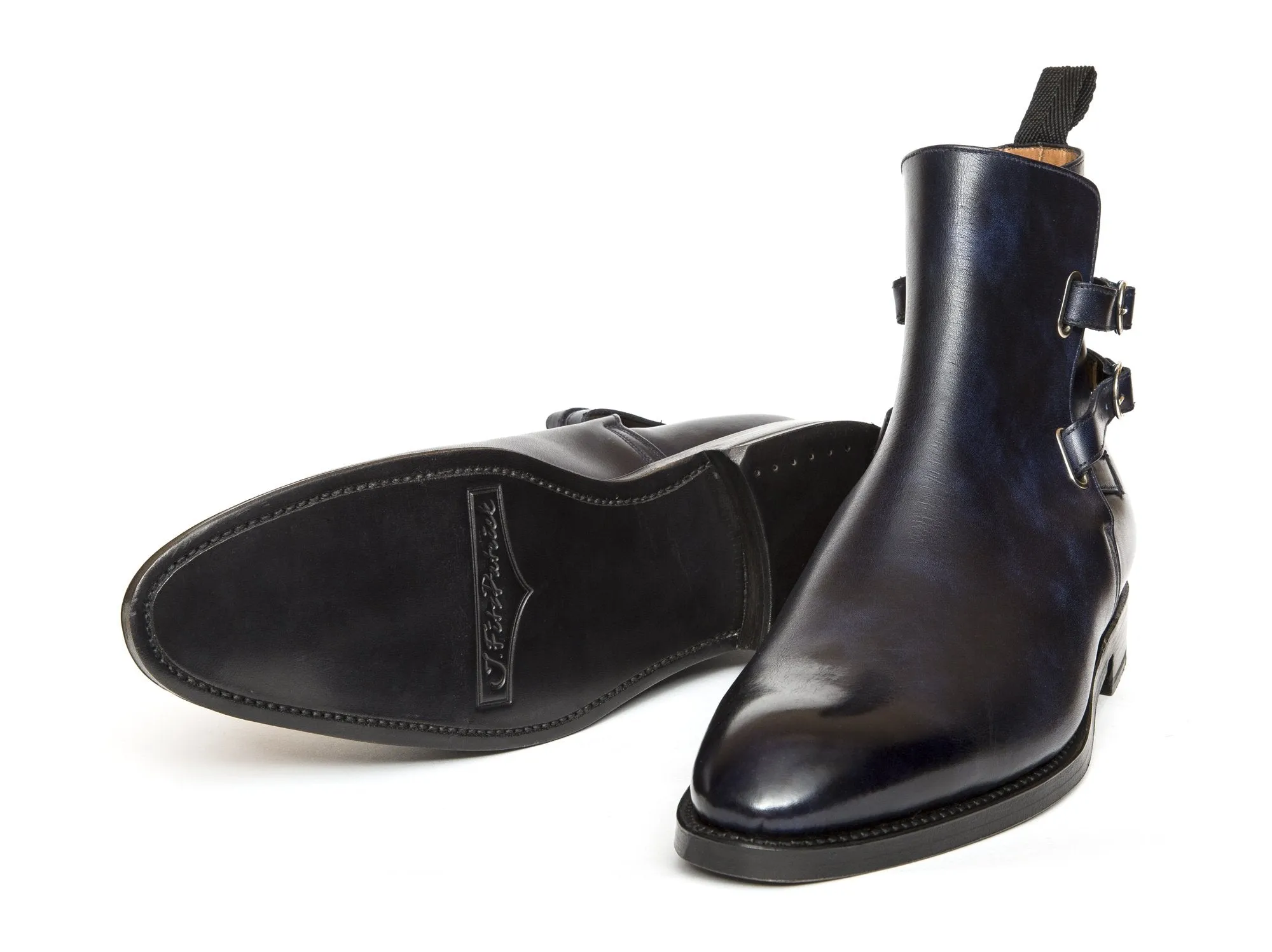 Genesee - MTO - Navy Museum Calf - NGT Last - Double Leather Sole