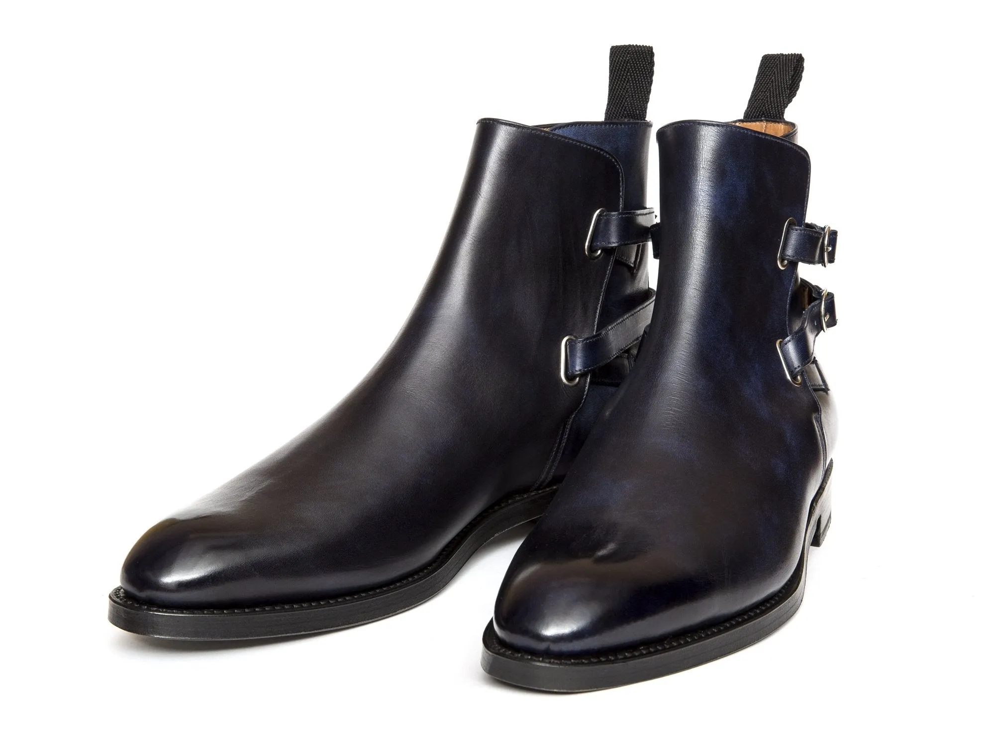 Genesee - MTO - Navy Museum Calf - NGT Last - Double Leather Sole