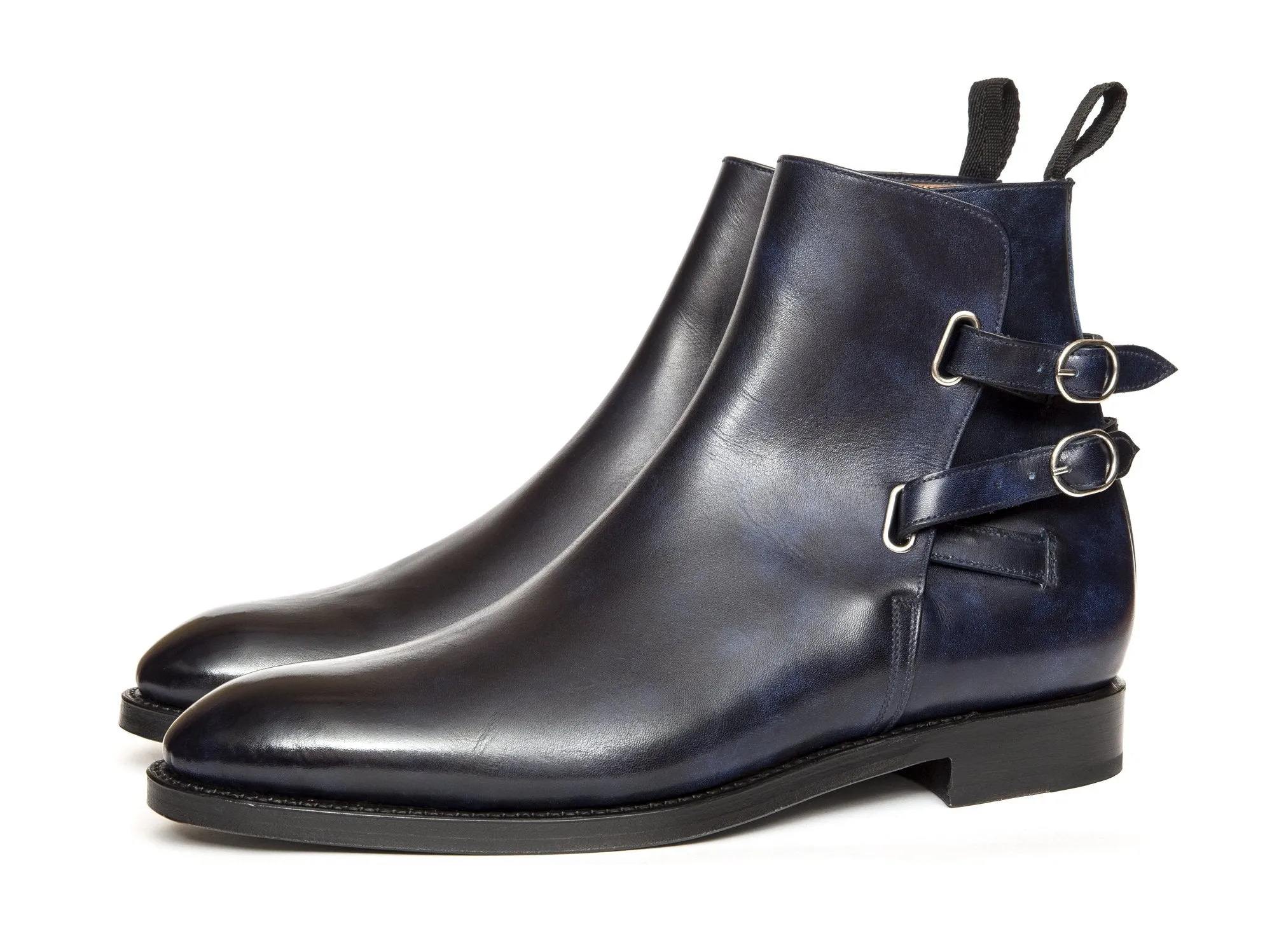 Genesee - MTO - Navy Museum Calf - NGT Last - Double Leather Sole