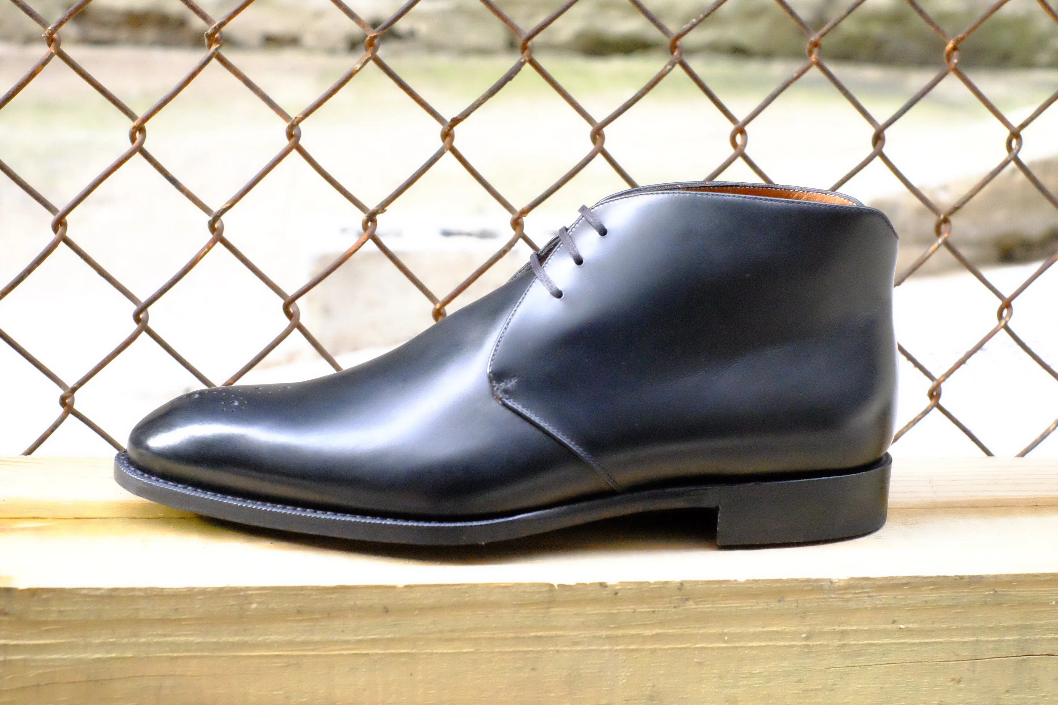 Georgetown - MTO - Black Calf - NGT Last - Single Leather Sole