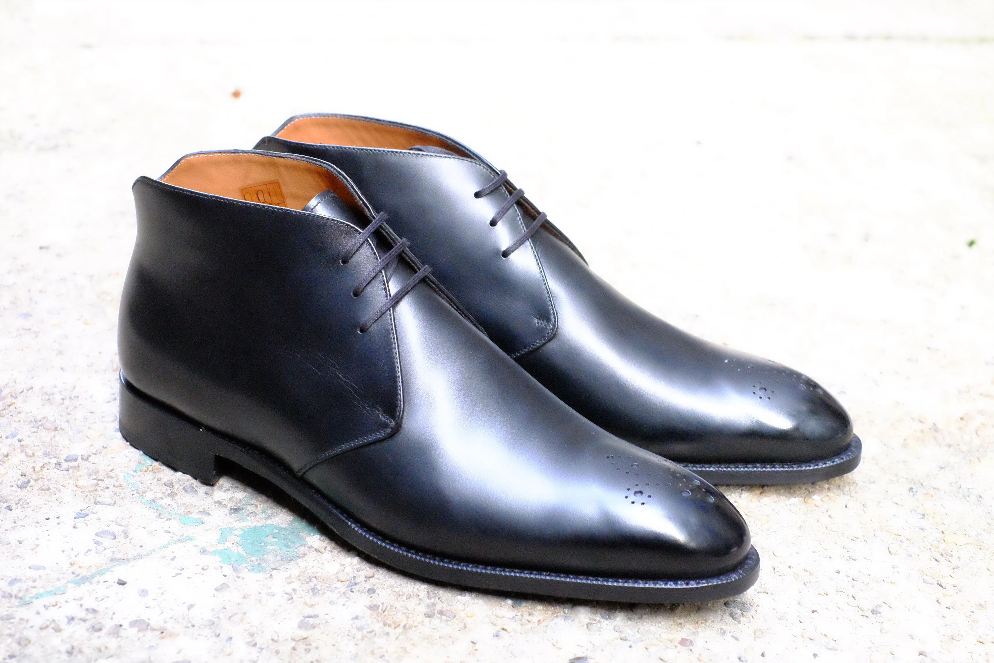 Georgetown - MTO - Black Calf - NGT Last - Single Leather Sole