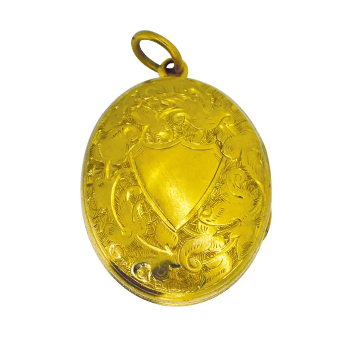 Gold Horse Shoe Locket