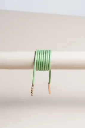 Grass Green | Round Waxed Shoelaces