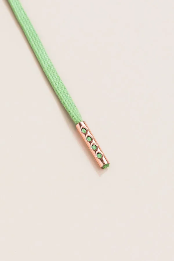 Grass Green | Round Waxed Shoelaces