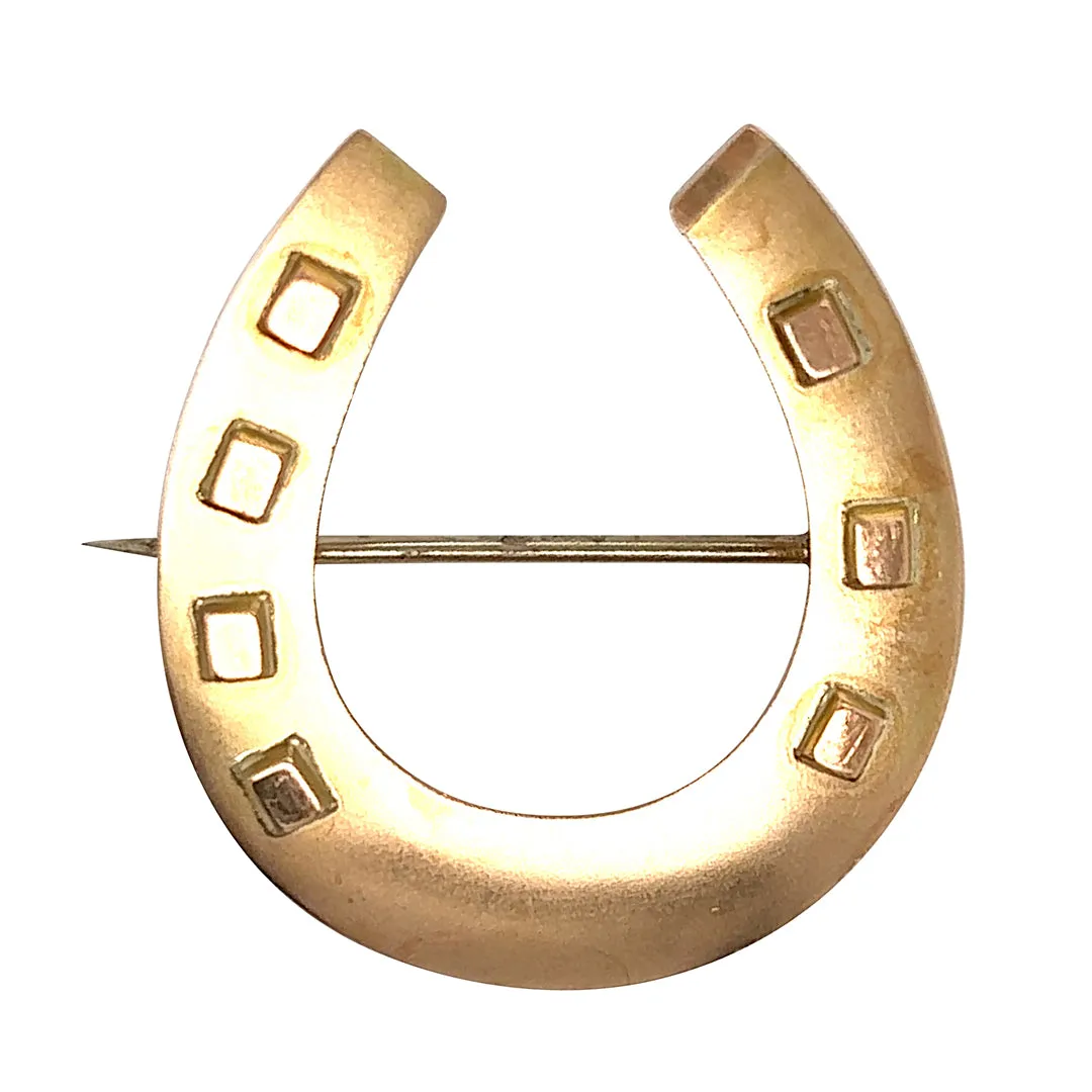 Horse Shoe Brooch