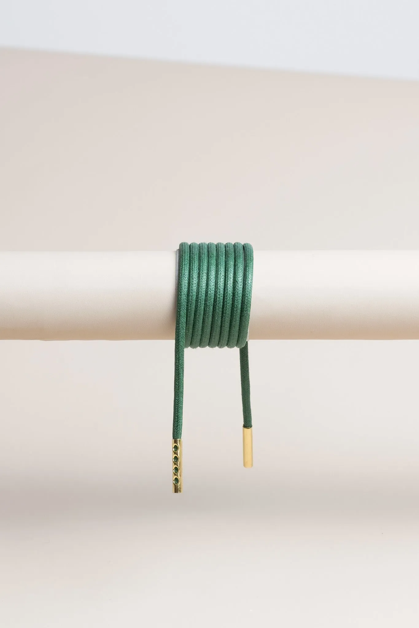 Hunter Green | Round Waxed Shoelaces