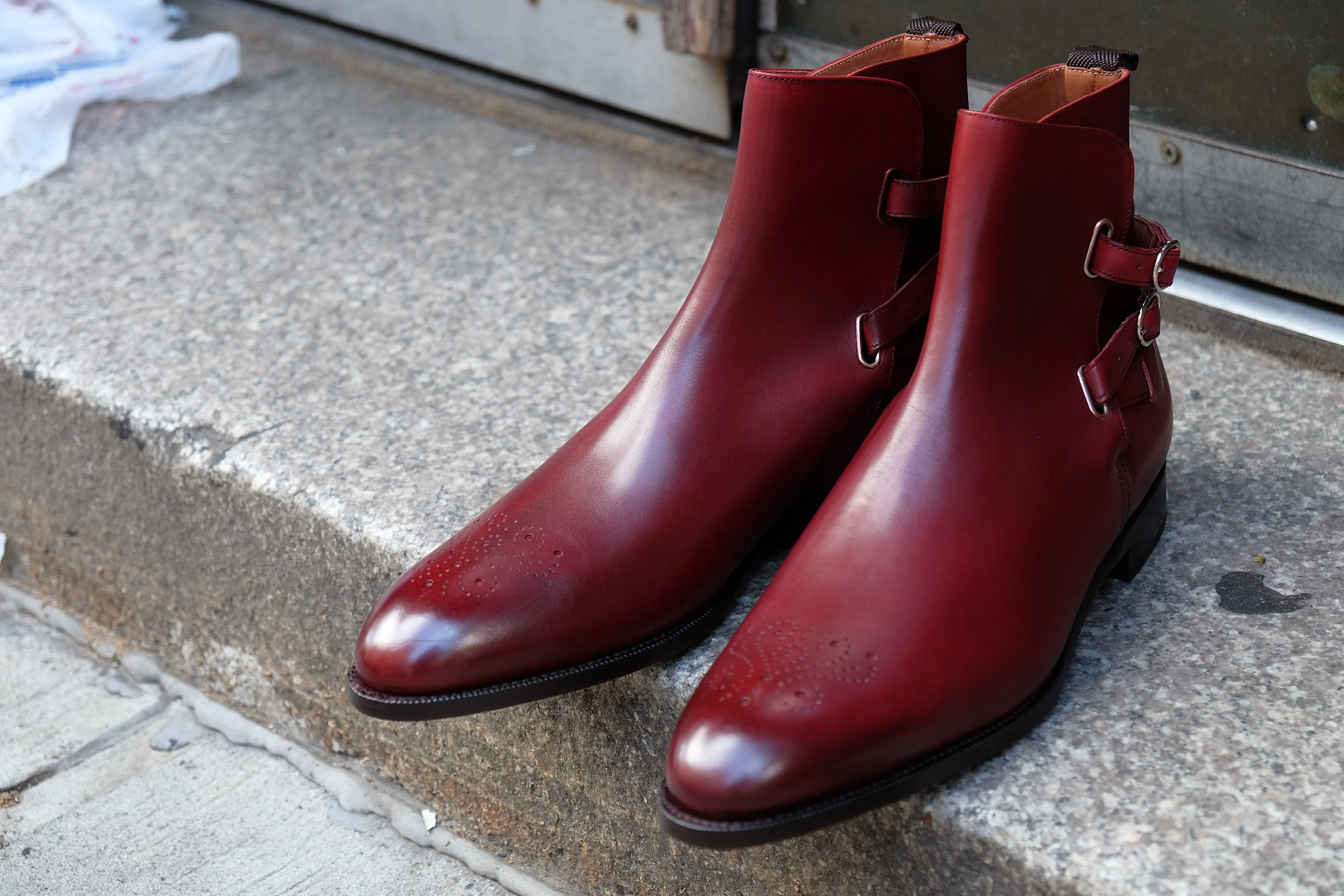 Indianola - MTO - Burgundy Calf - NGT Last - Single Leather Sole