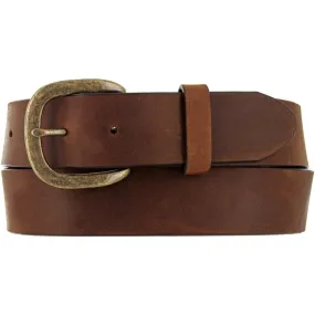 Justin Men's Work Bark Brown Basic Belt