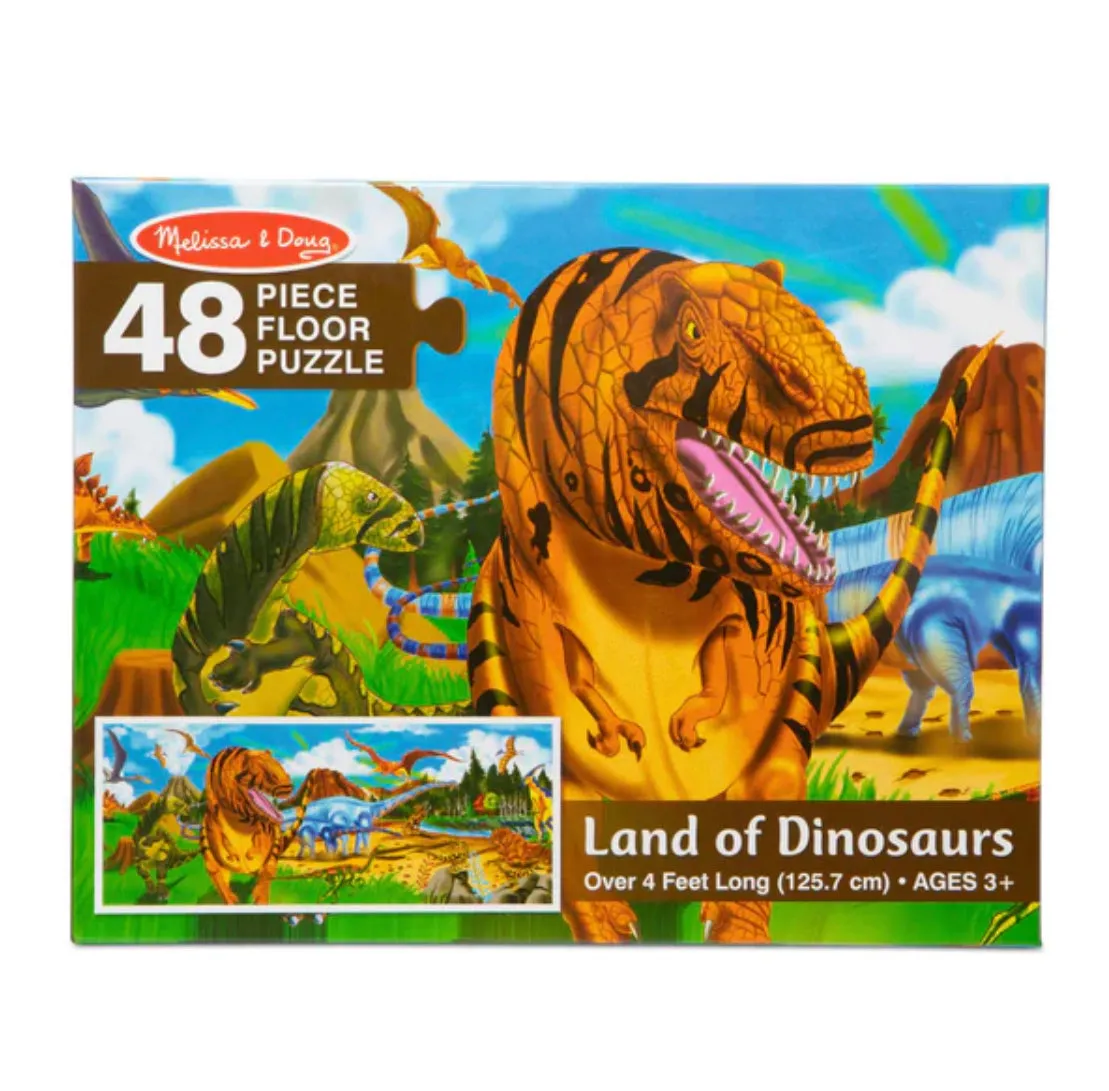 Land of Dinosaurs Floor Puzzle - 48 Pieces