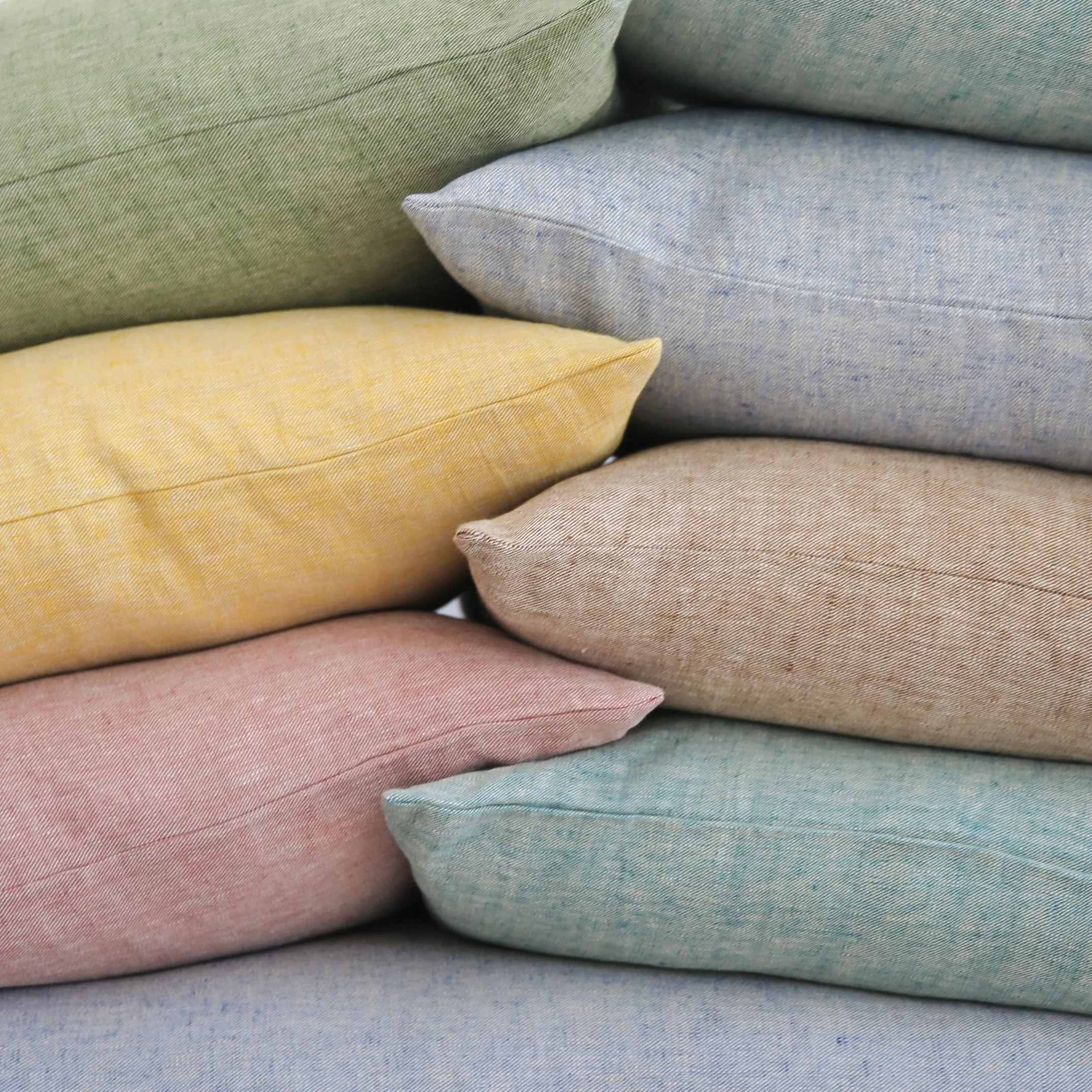 Linen Chambray Square Pillowcase