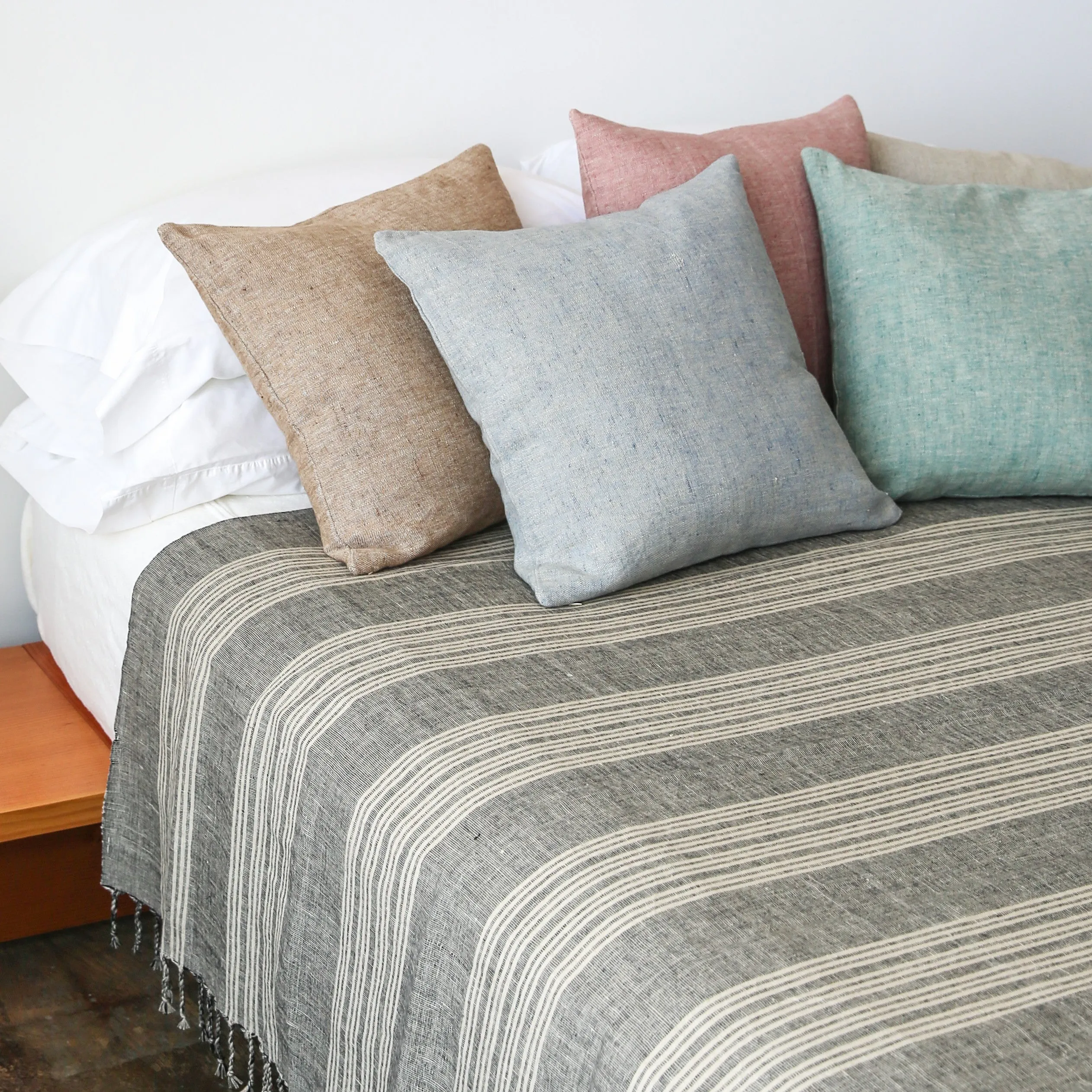 Linen Chambray Square Pillowcase