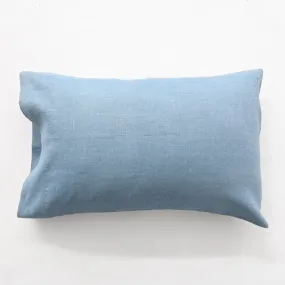 Linen   Cotton Denim Blue Pillowcase