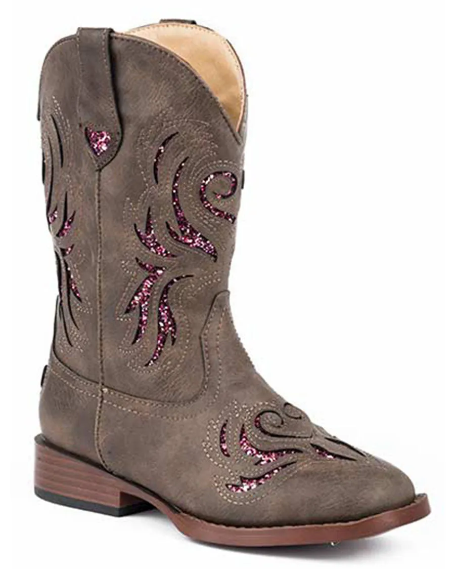 Little Kids' Glitter Breeze Western Boots