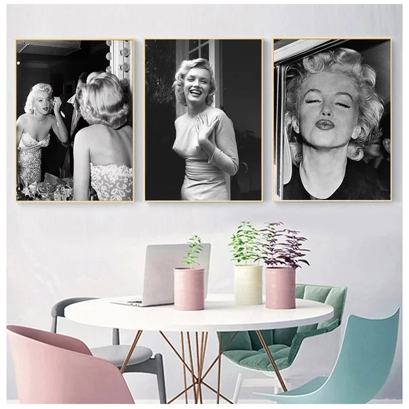 Marilyn Monroe Canvas Art Prints: Stylish Elegant Modern Artwork Home Décor