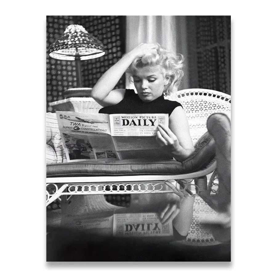 Marilyn Monroe Canvas Art Prints: Stylish Elegant Modern Artwork Home Décor