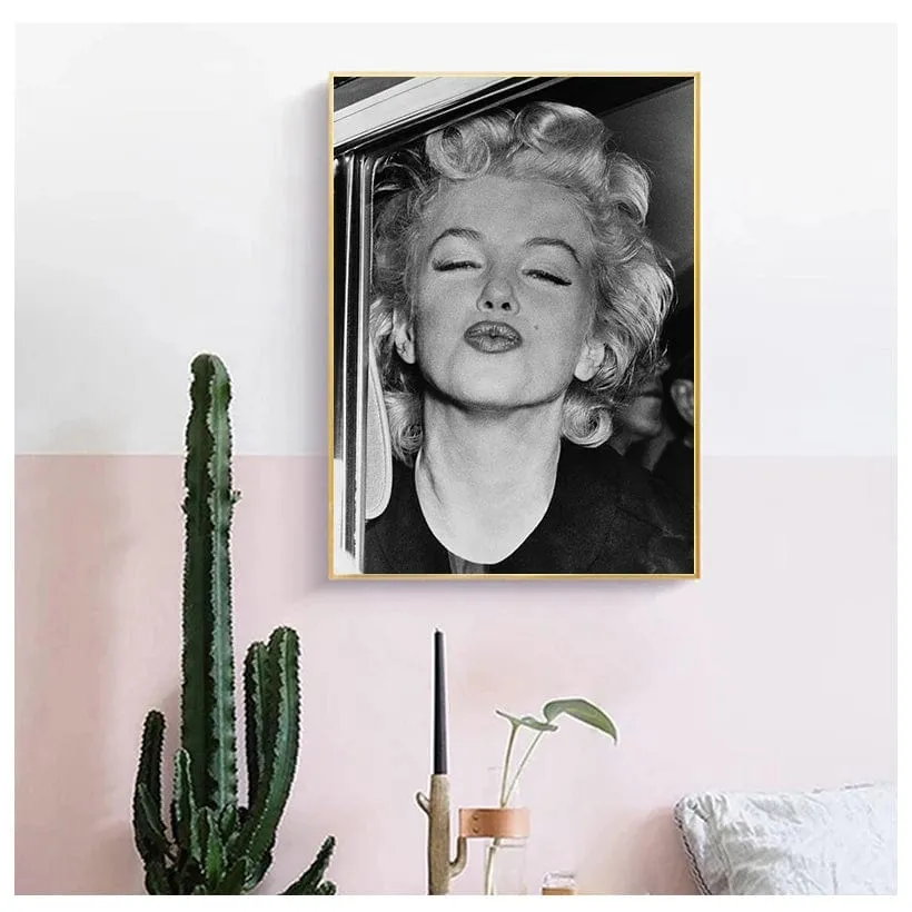 Marilyn Monroe Canvas Art Prints: Stylish Elegant Modern Artwork Home Décor