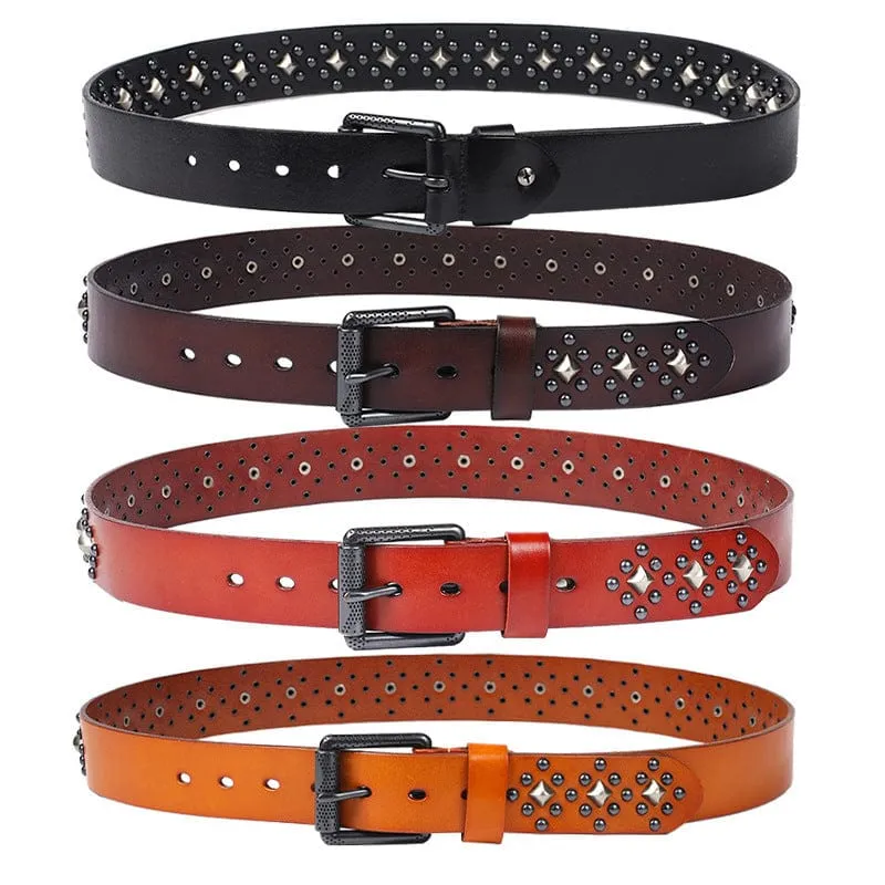 Men's Gothic Studded Belt