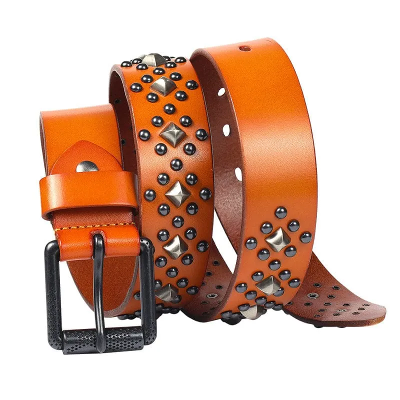 Men's Gothic Studded Belt