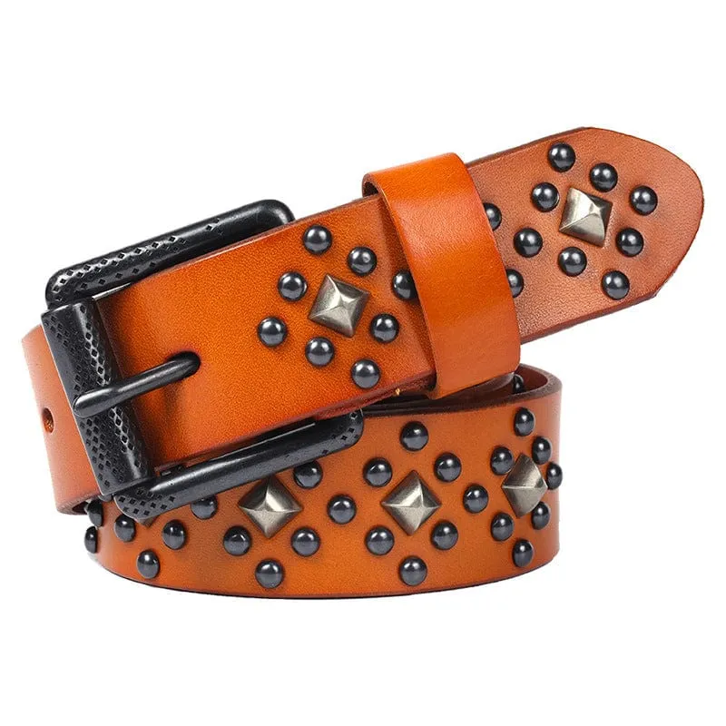 Men's Gothic Studded Belt