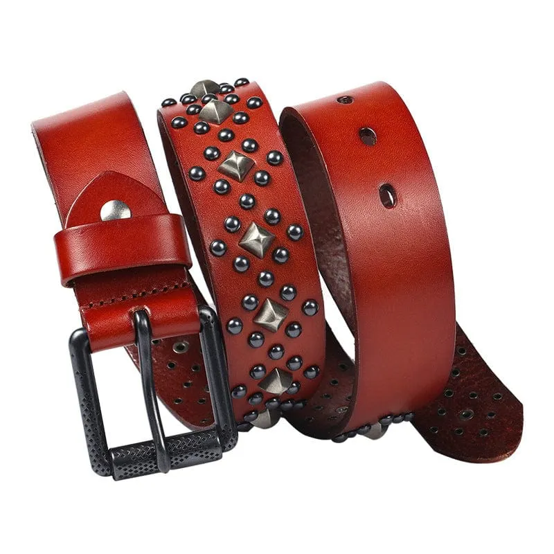 Men's Gothic Studded Belt