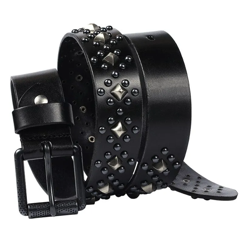 Men's Gothic Studded Belt