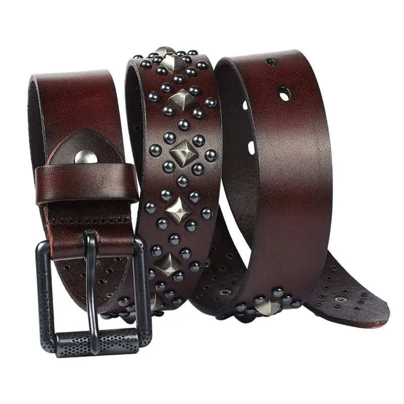 Men's Gothic Studded Belt