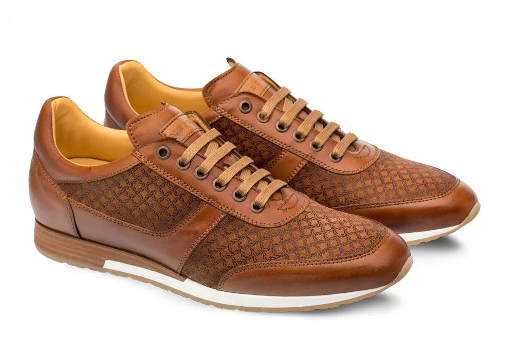 Mezlan Maxim Lace-Up Sneaker Tan