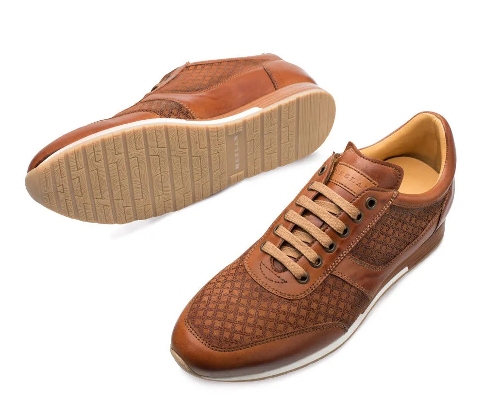 Mezlan Maxim Lace-Up Sneaker Tan