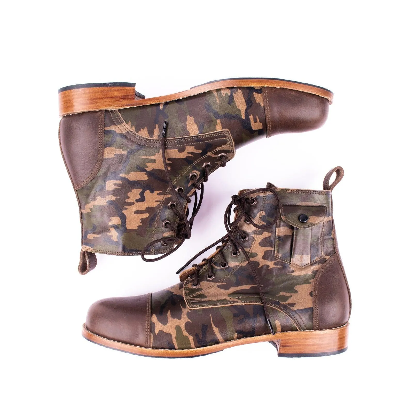 MS4148 - Joaquin Boots Camo Cafe - SAMPLE