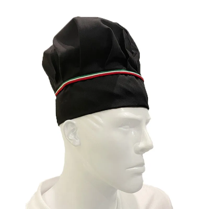 Napoli Black Kitchen Hat - MANELLI