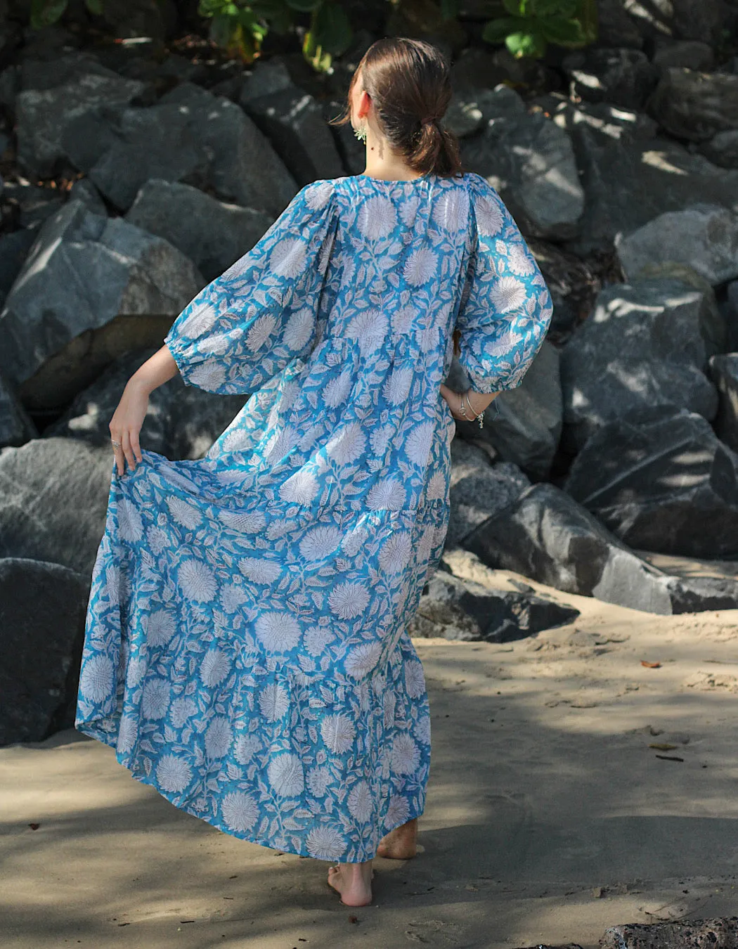 Neera Maxi in Sky Sunflower