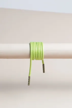 Pastel Green | Round Waxed Shoelaces