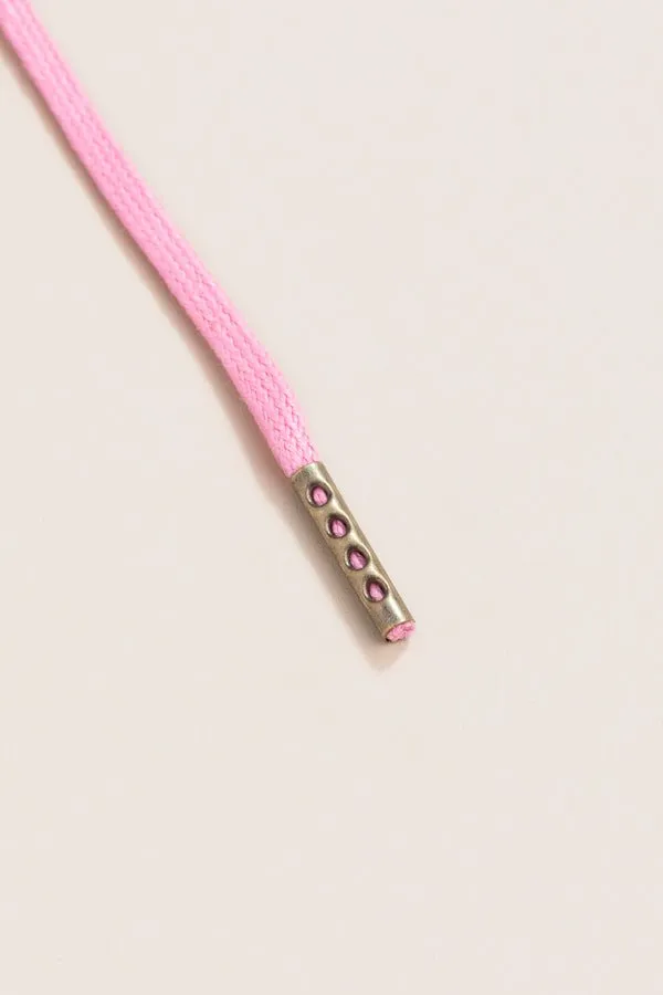 Pastel Pink | Round Waxed Shoelaces