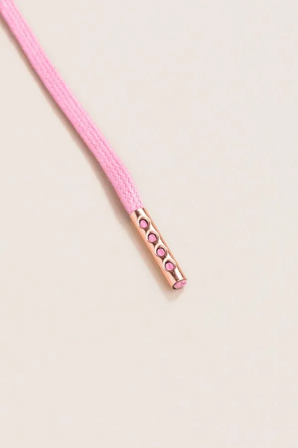 Pastel Pink | Round Waxed Shoelaces