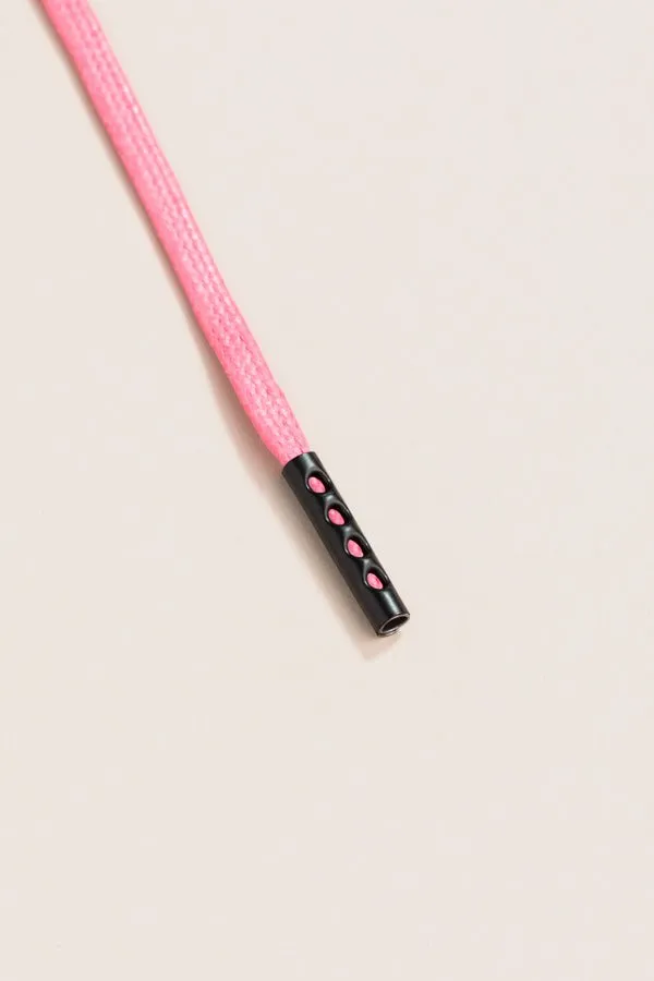 Pink | Round Waxed Shoelaces