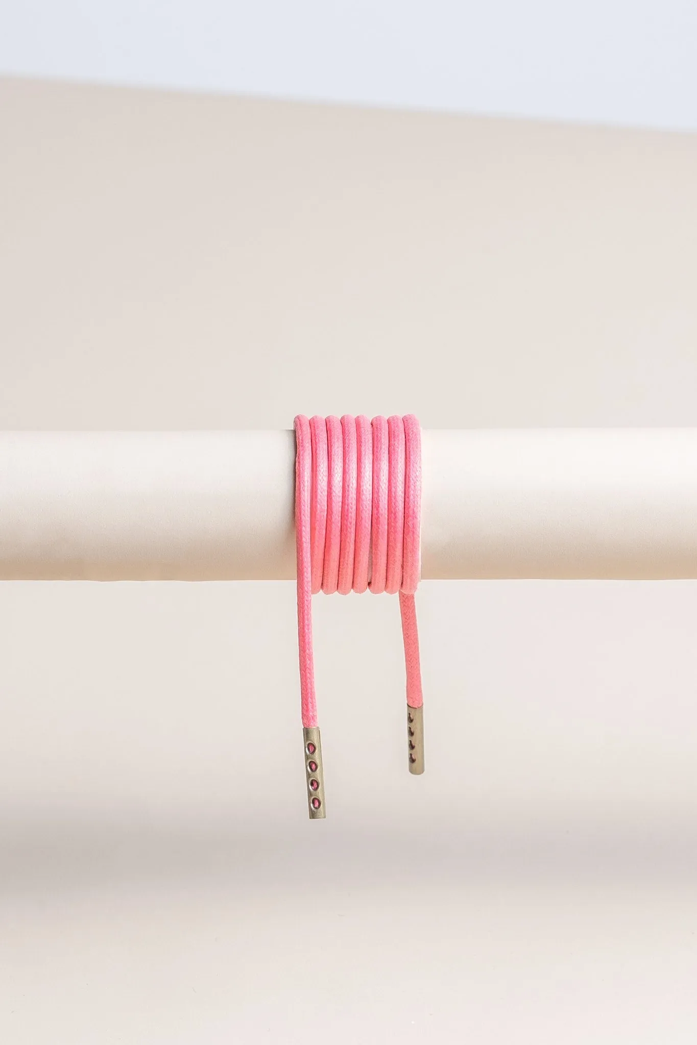 Pink | Round Waxed Shoelaces