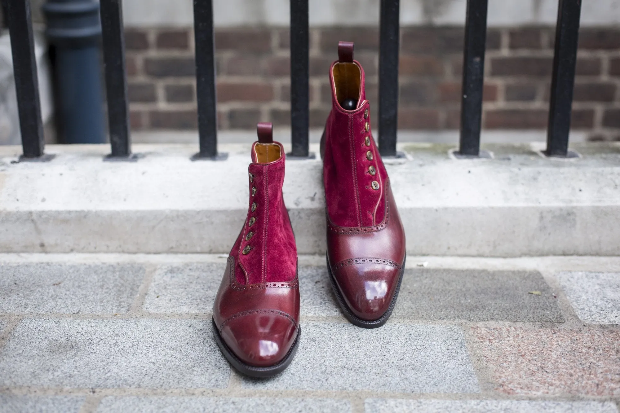 Puyallup - MTO - Burgundy Calf / Burgundy Suede - NGT Last - Single Leather Sole