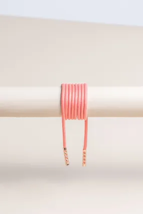 Salmon | Round Waxed Shoelaces