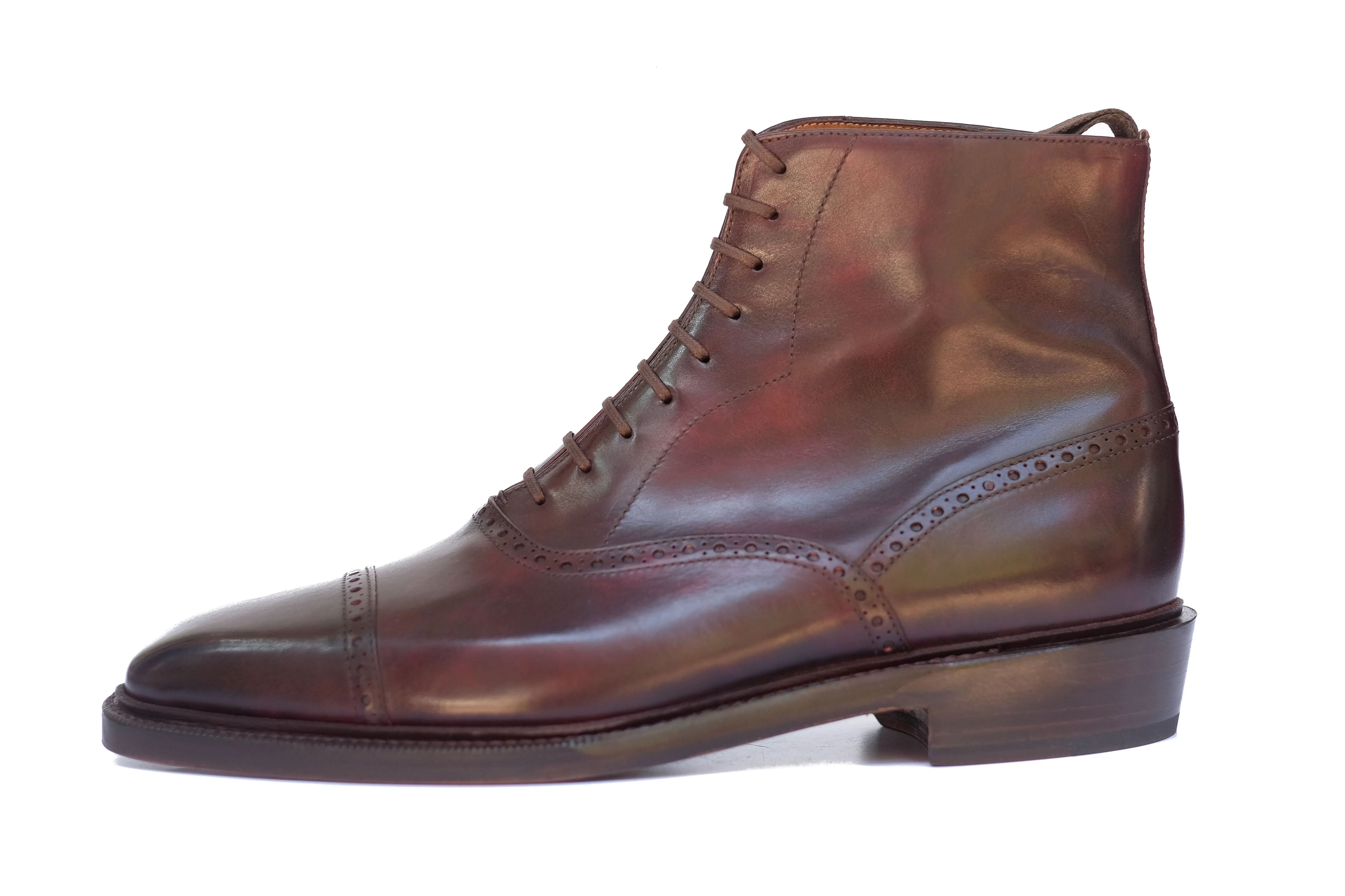 Seaview - MTO - Plum Museum Calf - MGF Last - Double Leather Sole - Storm Welt