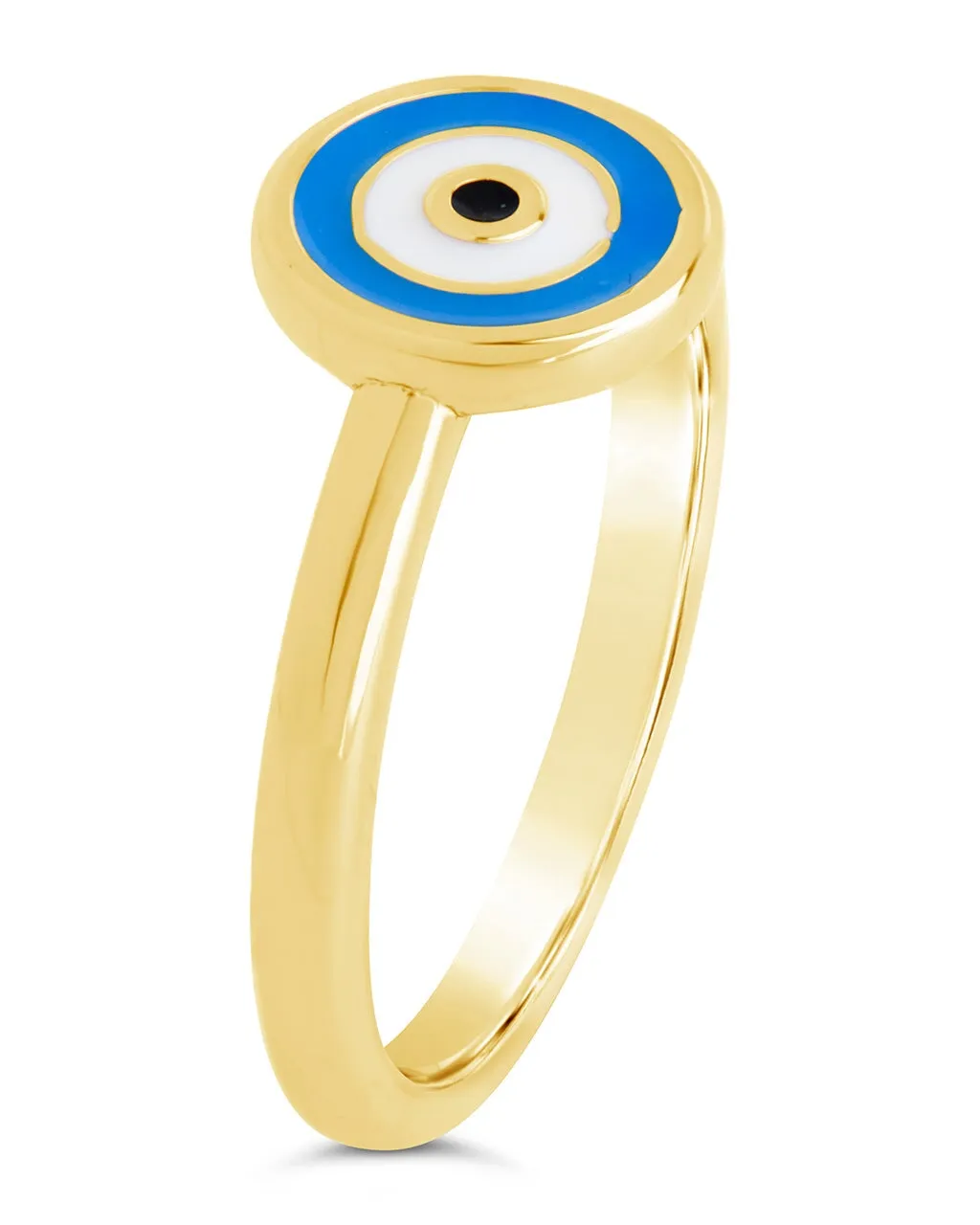 Sibyl Enamel Evil Eye Ring