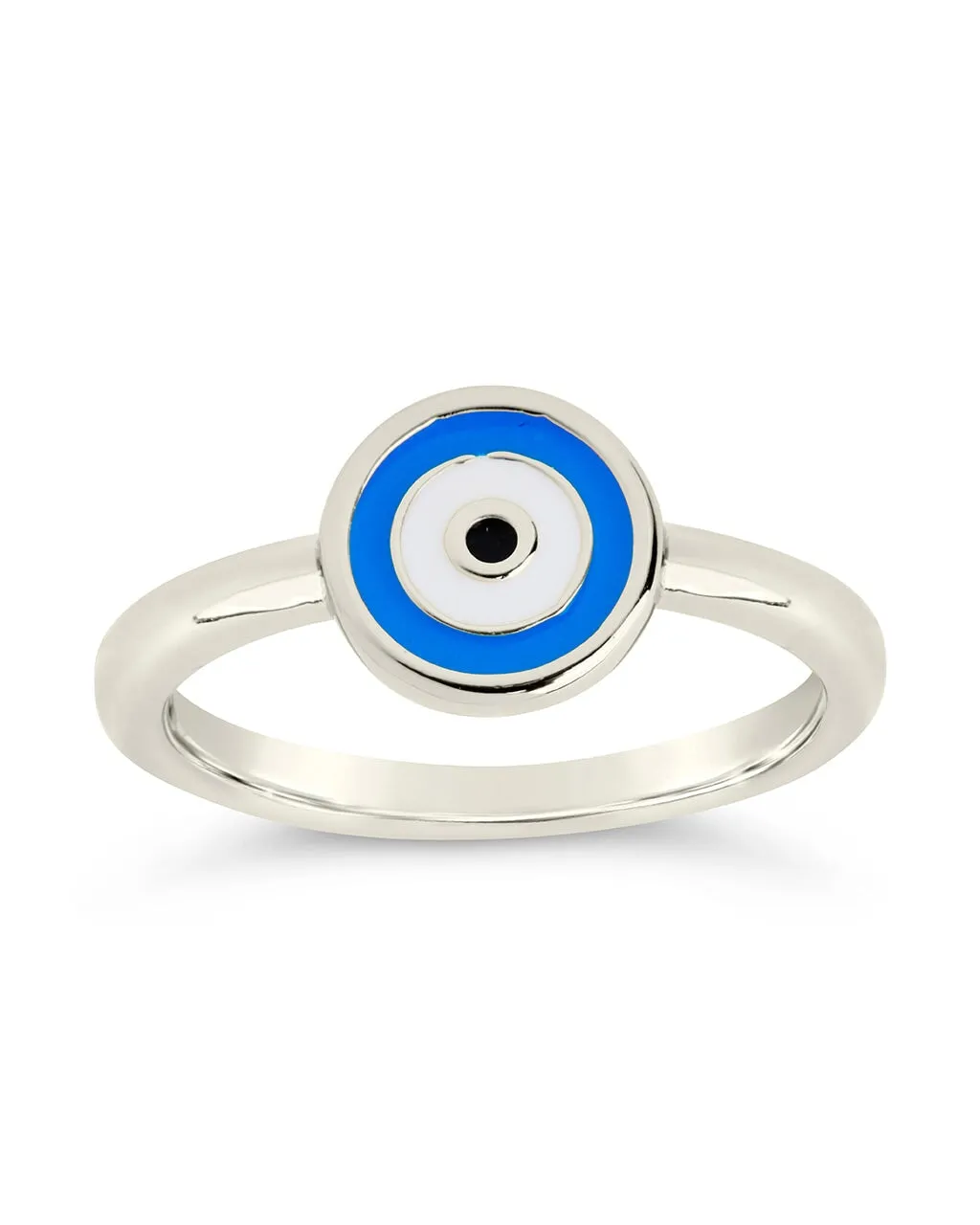 Sibyl Enamel Evil Eye Ring